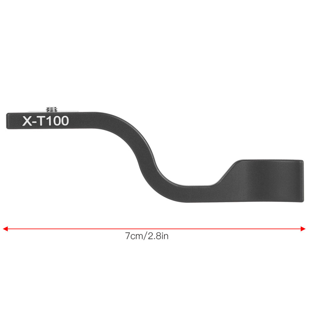Aluminum Alloy Thumb Rest Up Hand Grip Replacement For Fuji Xt100 Mirrorless Camera(Black) Black 8431324747685