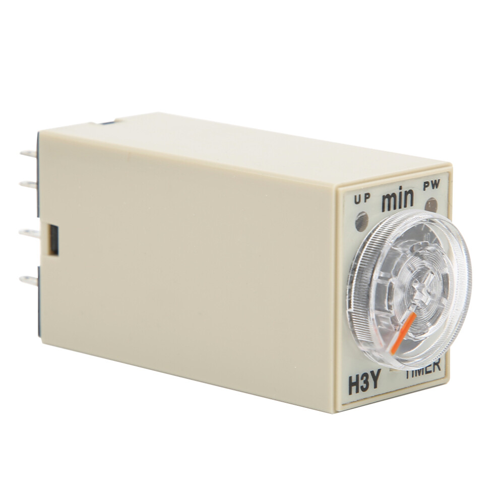H3y-2 Delay Timer 8 Pin Timer Relay 0~60 Minutes Dial Type 5A For Multiple Purpose (24Vdc ) 3331324748420