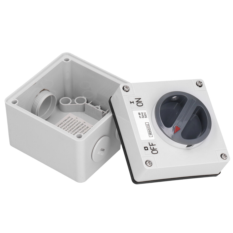 Outdoor Waterproof Switch Socket Dustproof Isolation Rotary Onoff Buttons Indicators 500V(3P32a ) 5031324748687