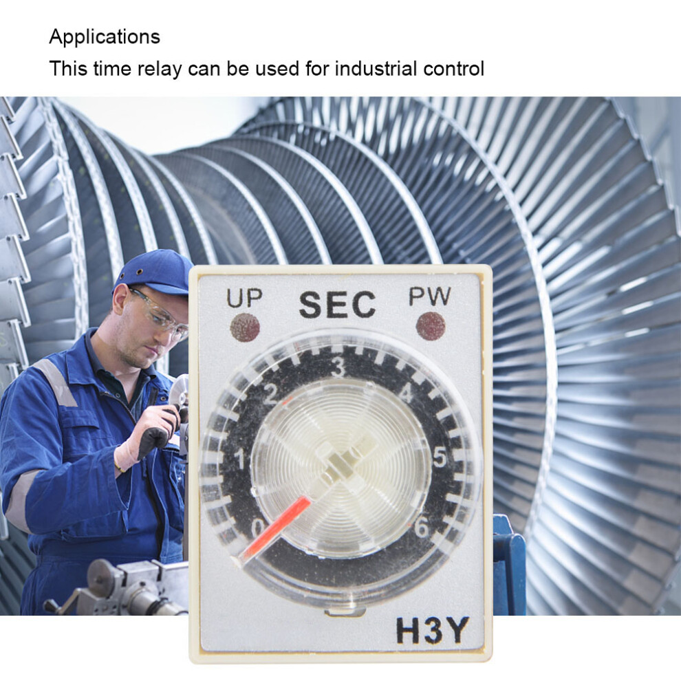 Time Relay 24V Dc, H3y-2 Delay Timer, Time Control Switch 6S 8361324748934