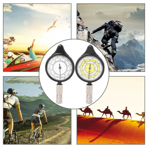 Mini Outdoor Map Measurer Distance Caculator Mapping Tool Metal Wheel 2