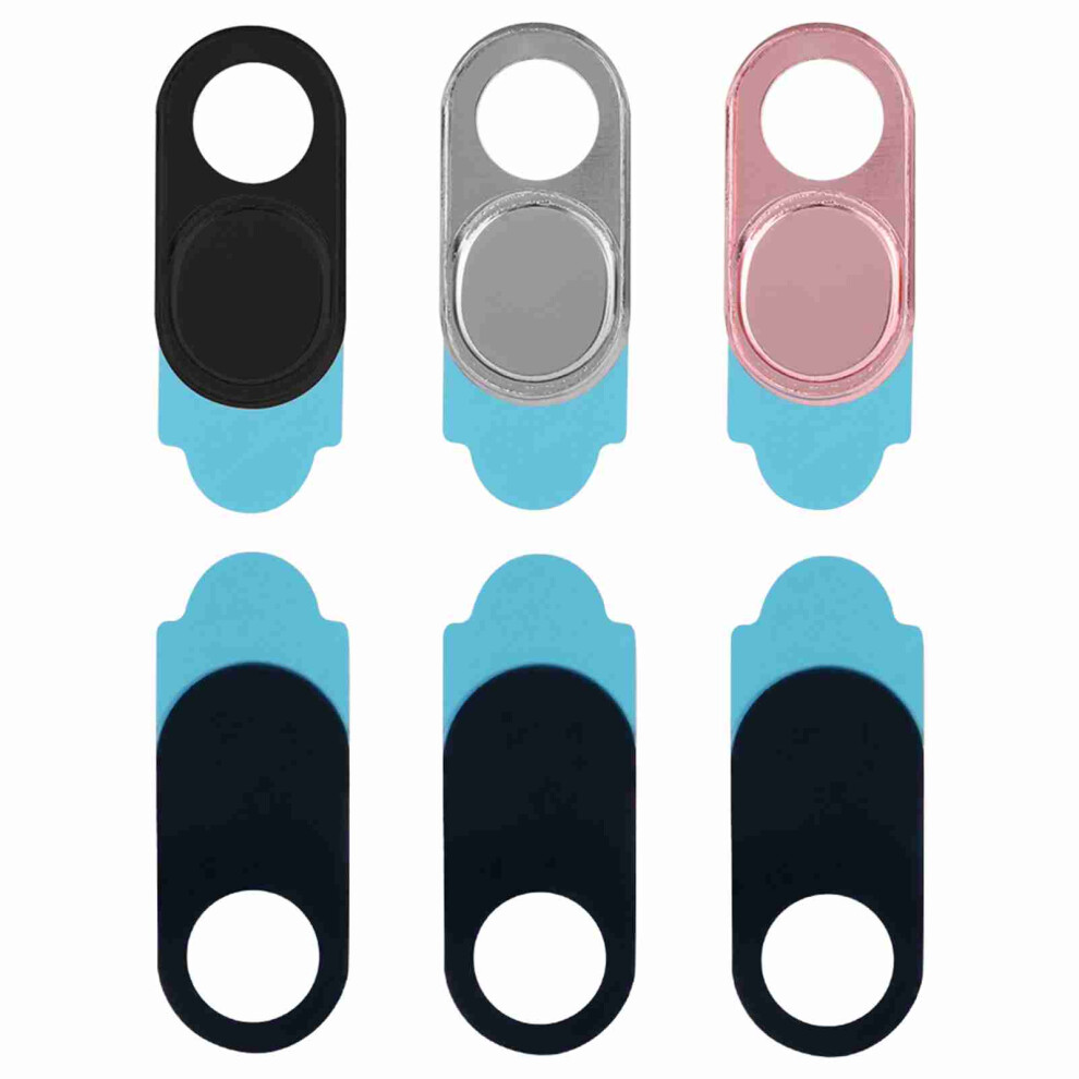 3Pcs Metal Lens Cap Camera Privacy Protect Sticker Webcam Cover For Smartphone Tablets(Mixed) 9361324750219