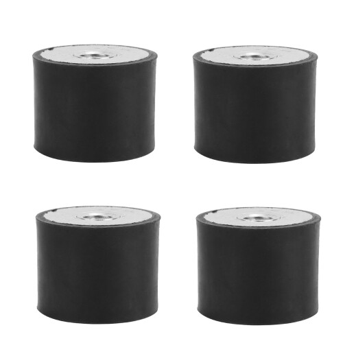 4 Stück Gummi-Dämpfer DE40x30 M10 Anti-Vibration 1