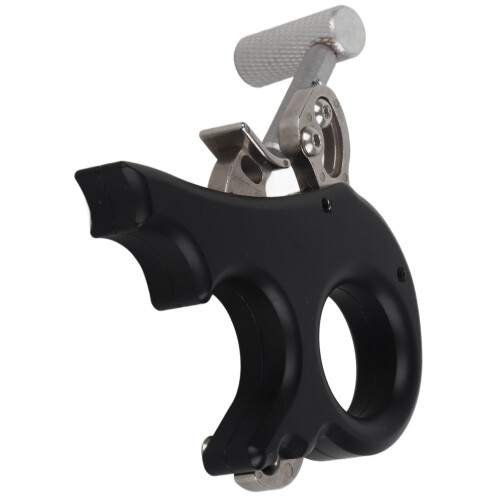 Archery Release Aids 3 Finger Grip Thumb Caliper Trigger for Compound Bow Accessory (Black ) 2