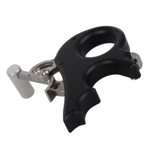 3-Finger-Bogen-Kaliber-Griff 8.5x7x1.5cm Schwarz