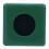 Grüner Kreidehalter 9 g, 3 x 3 x 2,7 cm, Schutzabdeckung 4