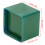 Grüner Kreidehalter 9 g, 3 x 3 x 2,7 cm, Schutzabdeckung 10