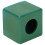 Grüner Kreidehalter 9 g, 3 x 3 x 2,7 cm, Schutzabdeckung 9