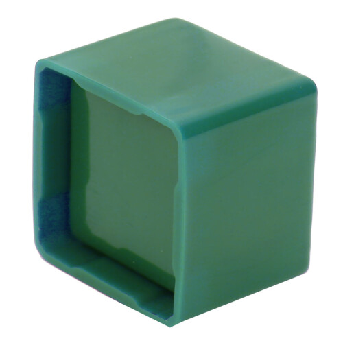 Grüner Kreidehalter 9 g, 3 x 3 x 2,7 cm, Schutzabdeckung 2