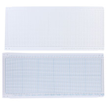 Nylon-Strickmaschinen-Lochkarten – 10 Stück + kariertes Papier – Zubehör zum Weben