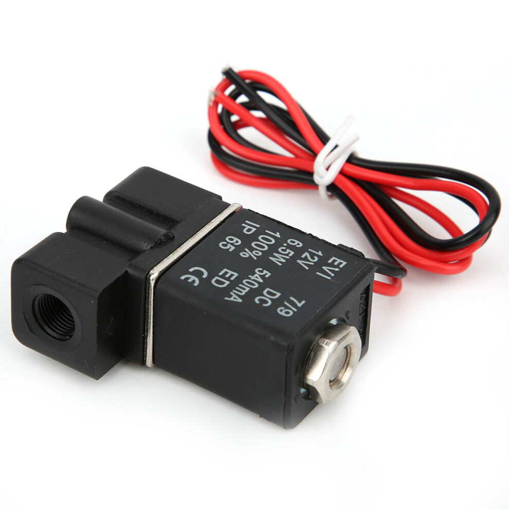 Fast Response Plastic Electric Solenoid Valve 12V Dc 2 Position 2 Way Air Water Oilg1/8 8781324754238