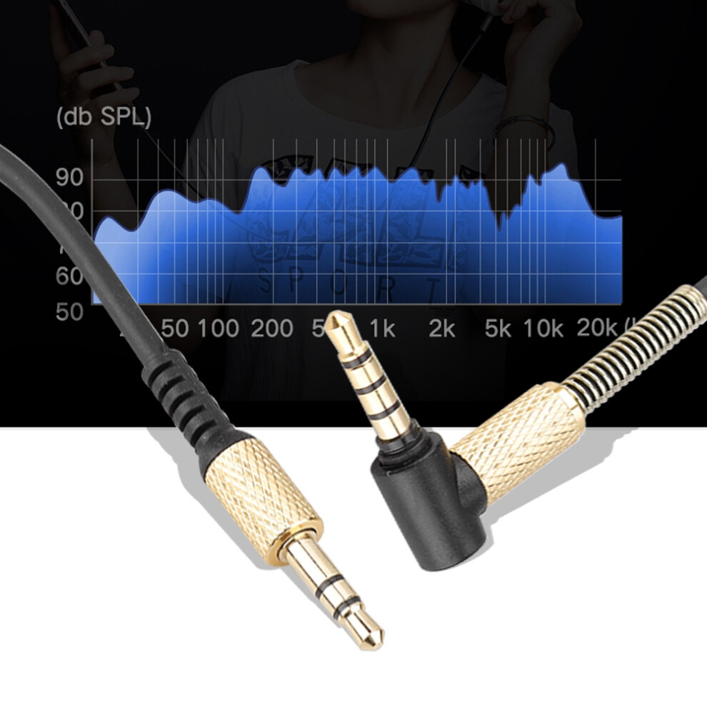 3.5Mm Headset Cable Headphones Mic Cable Headset Microphone Cable For Marshall Ii 7901324753791
