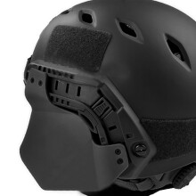 Tactics Paintball Side Rail Ear Protection Cover for Helmet Black Color