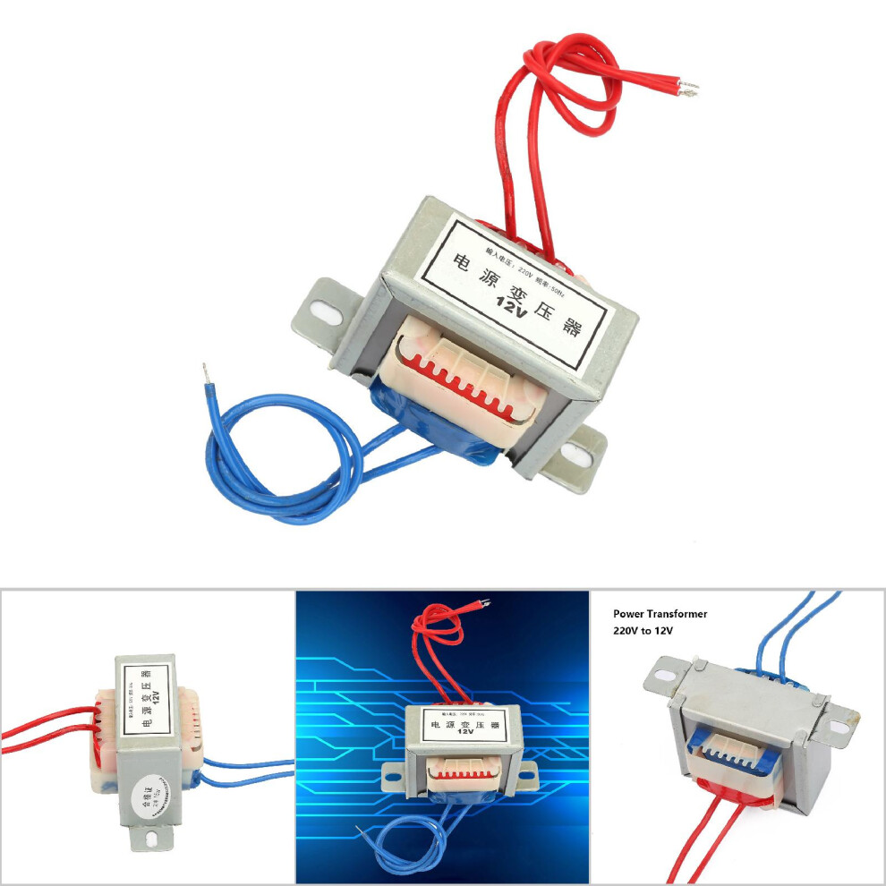 Ac 12V/24V Output Voltage 15W Input 50Hz Single Power Transformer (12V) 6931324757322