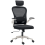 Homcom HOMCOM Ergonomic Mesh Office Chair with Headrest, Lumbar Support, Black 9