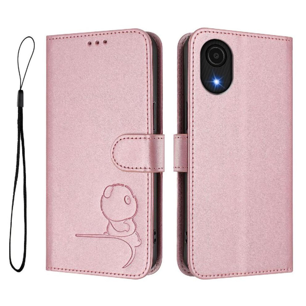 (Pink) Phone Case For Samsung Galaxy A04 Core Rfid Blocking Pu Leather Card Slots Holder Kickstand Magnetic Flip Folio Pink 764563788729