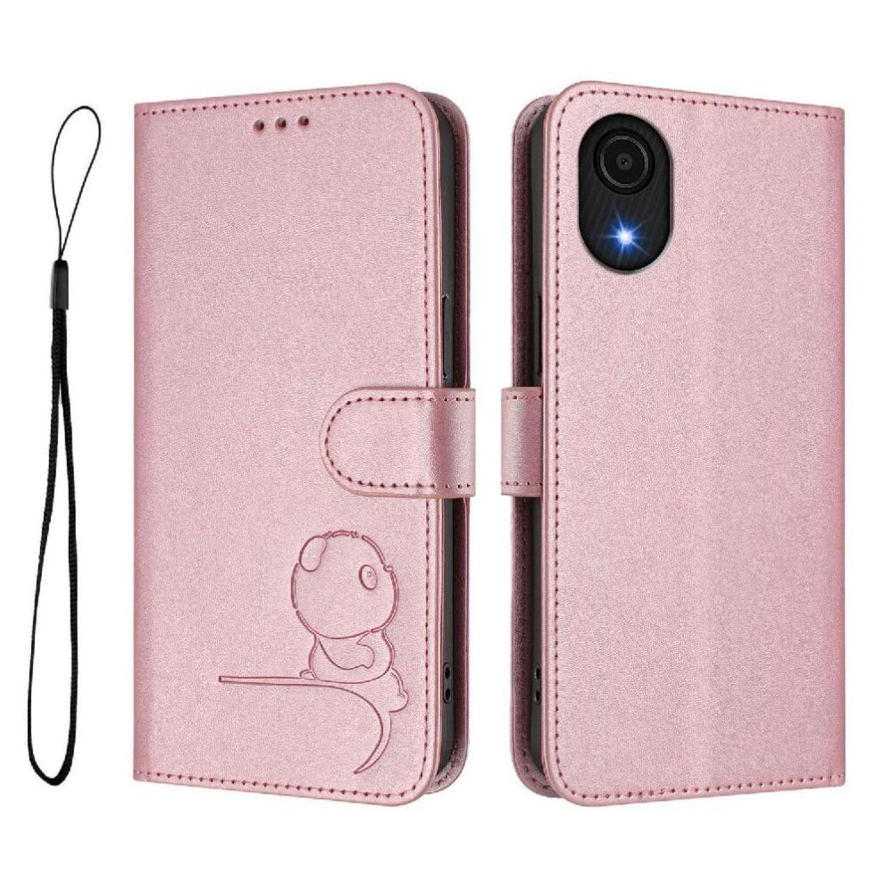 (Pink) Phone Case For Samsung Galaxy A03 Core Pu Leather Magnetic Rfid Blocking Flip Folio Card Slots Holder Kickstand Pink 764563788781