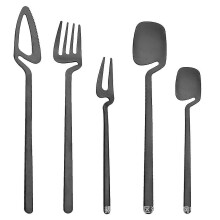 Creative Stainless Steel Hanging Cup Tableware Wall Hanging Knife, Fork And Spoon Coffee Spoon Cake Fork Fruit Fork Ice Spoon Can Be Hanging Cup Wall