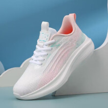 (Pink, 37) Lightweight soft sole shock-absorbing running shoes for girls