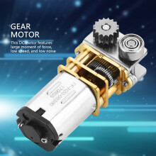 DC12V 11RPM N20 Right Angle Metal Gearbox Micro Gear Motor for 3D Printing Pen