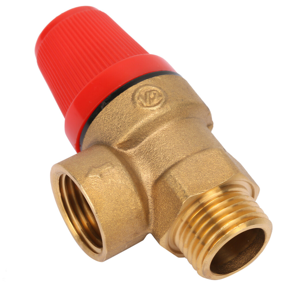 G1/2'' Premium Brass Safety Valve Dn15 Thread Spring Hanging Furnace Safety Valve(3 Bar Dn15) 4961324782507