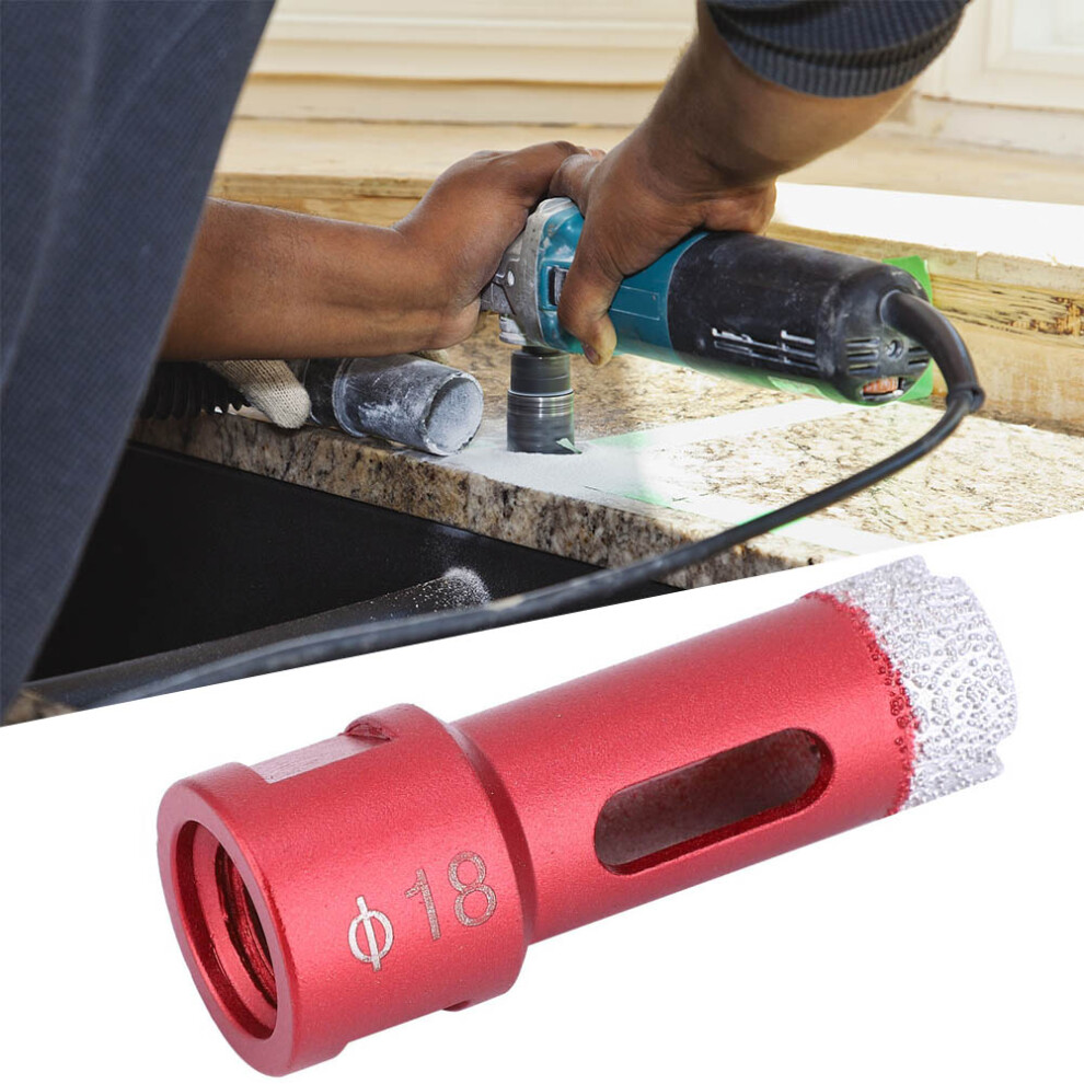 Vacuum Brazed Diamond Core Drill Bit Hole Saw Cutter For Stone Marble18mm 7651324785376