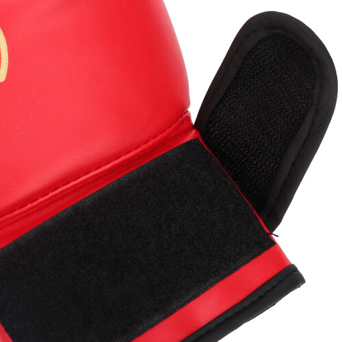 1 Paar Kinder PU Kickbox-Handschuhe 21,5x13x8 cm Rot