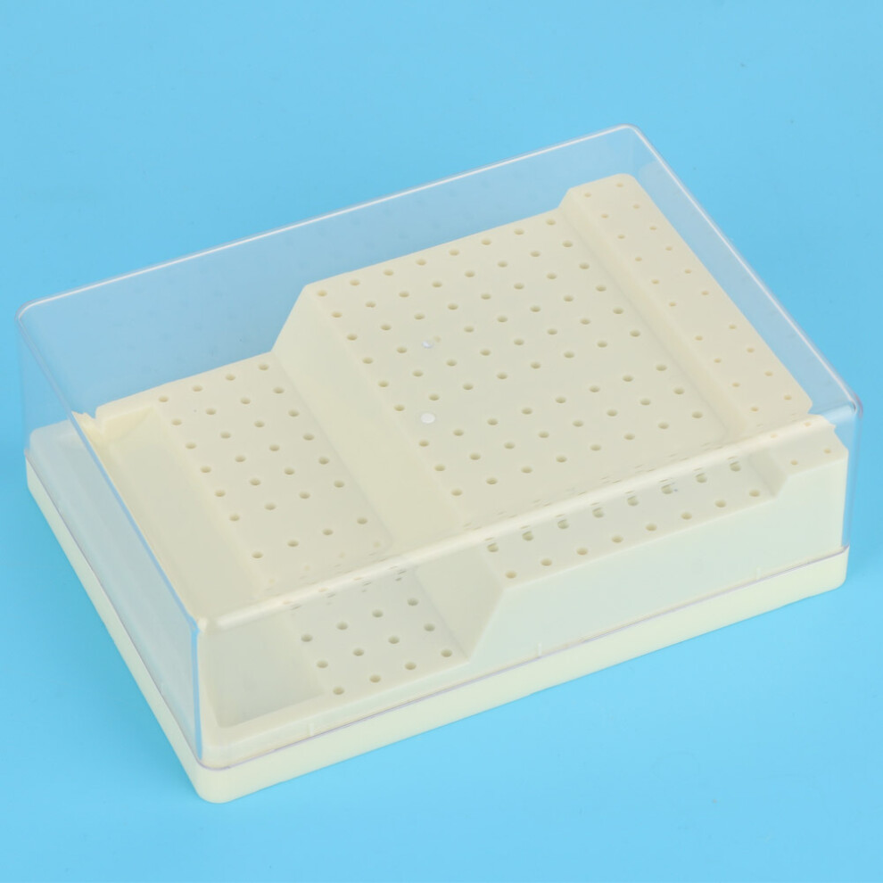 168 Holes Dental Drill Bit Holder Dental Bur Stand Organizer Container Dental Accessory 4261324786803