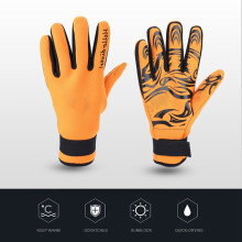 Neopren 2-mm-wasserdichte Tauch- und Schnorchel-Handschuhe Orange XL