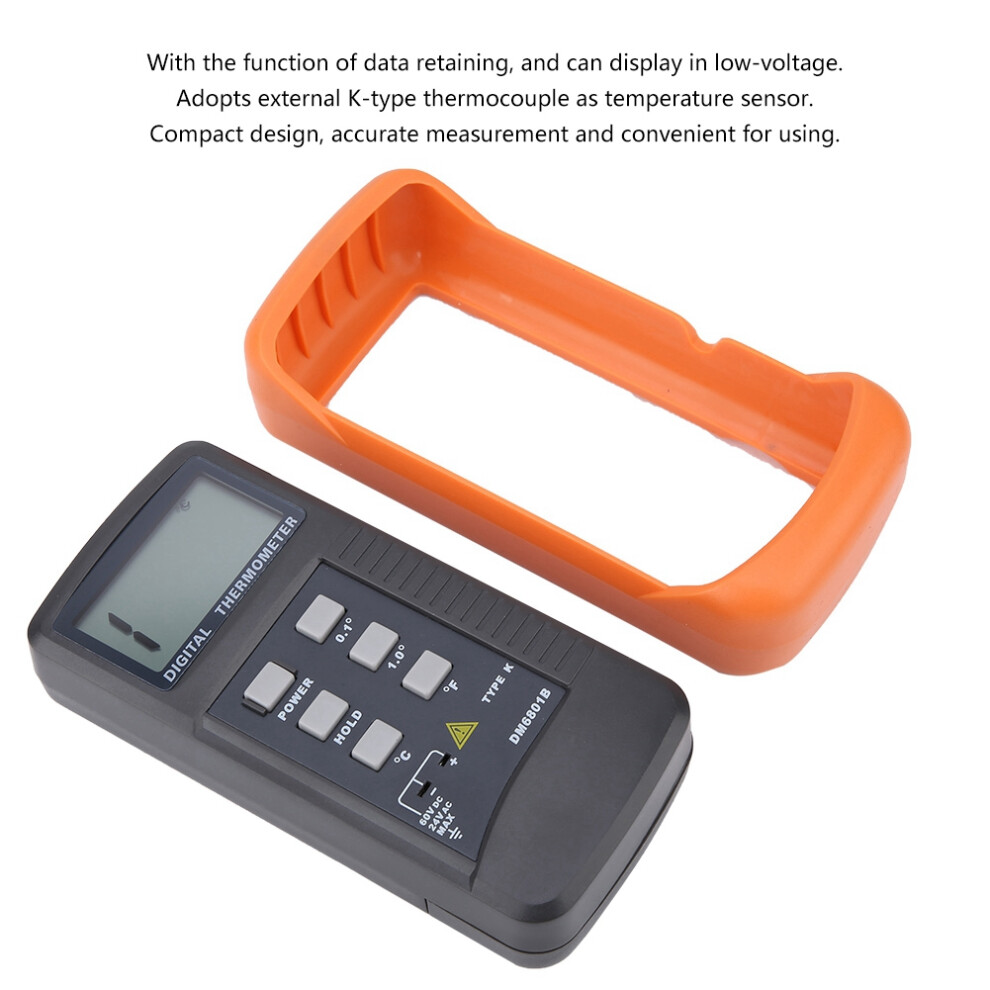 Single Channel K Type Digital Thermocouple Sensor Thermometer Temperature Meter -50-1300C