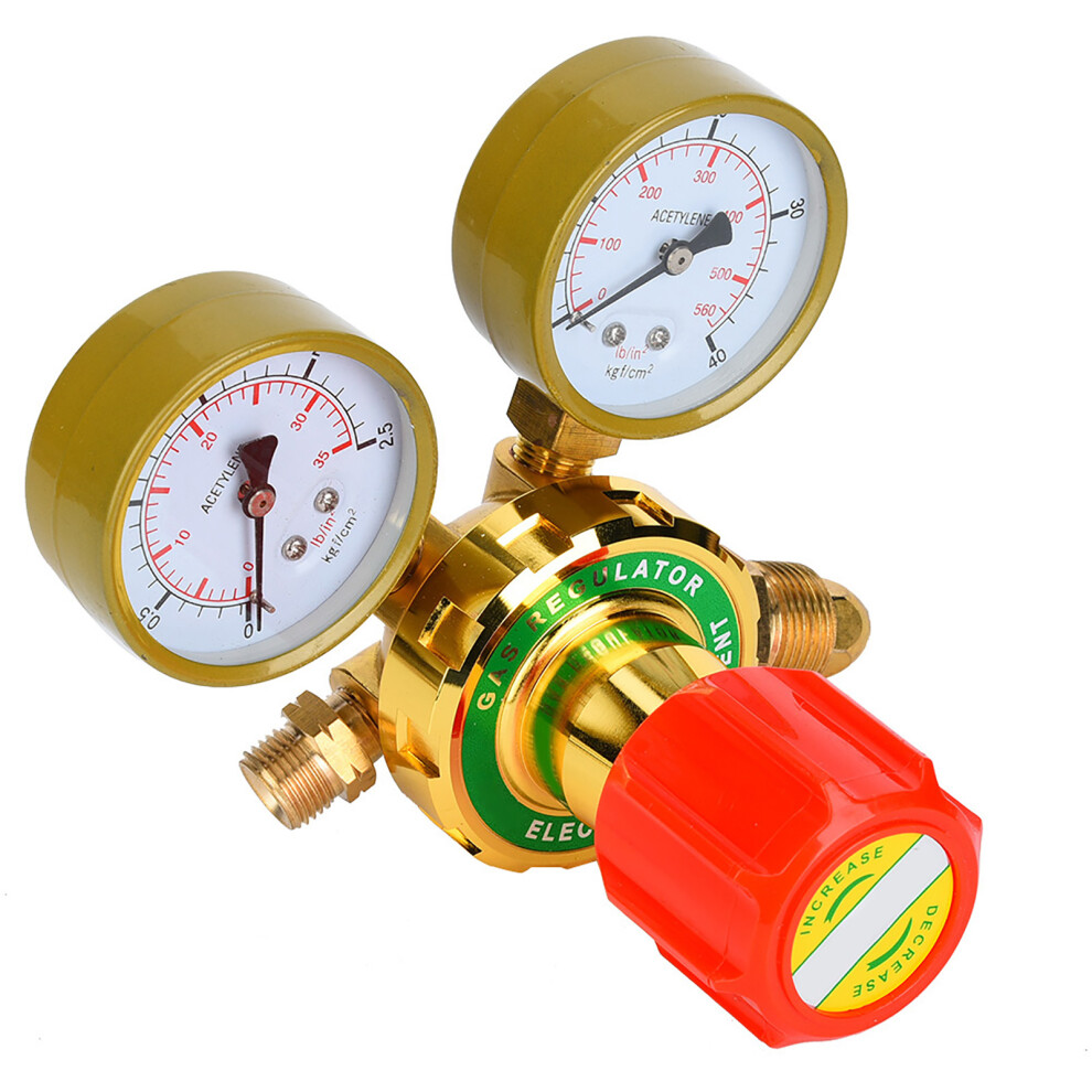 Wx Yqeâ03 /60 Acetylene Gauge Meter Gas Acetylene Pressure Reducer For Gas Torch Welding Cutting Kit G5/8 Cga580 7901324786034