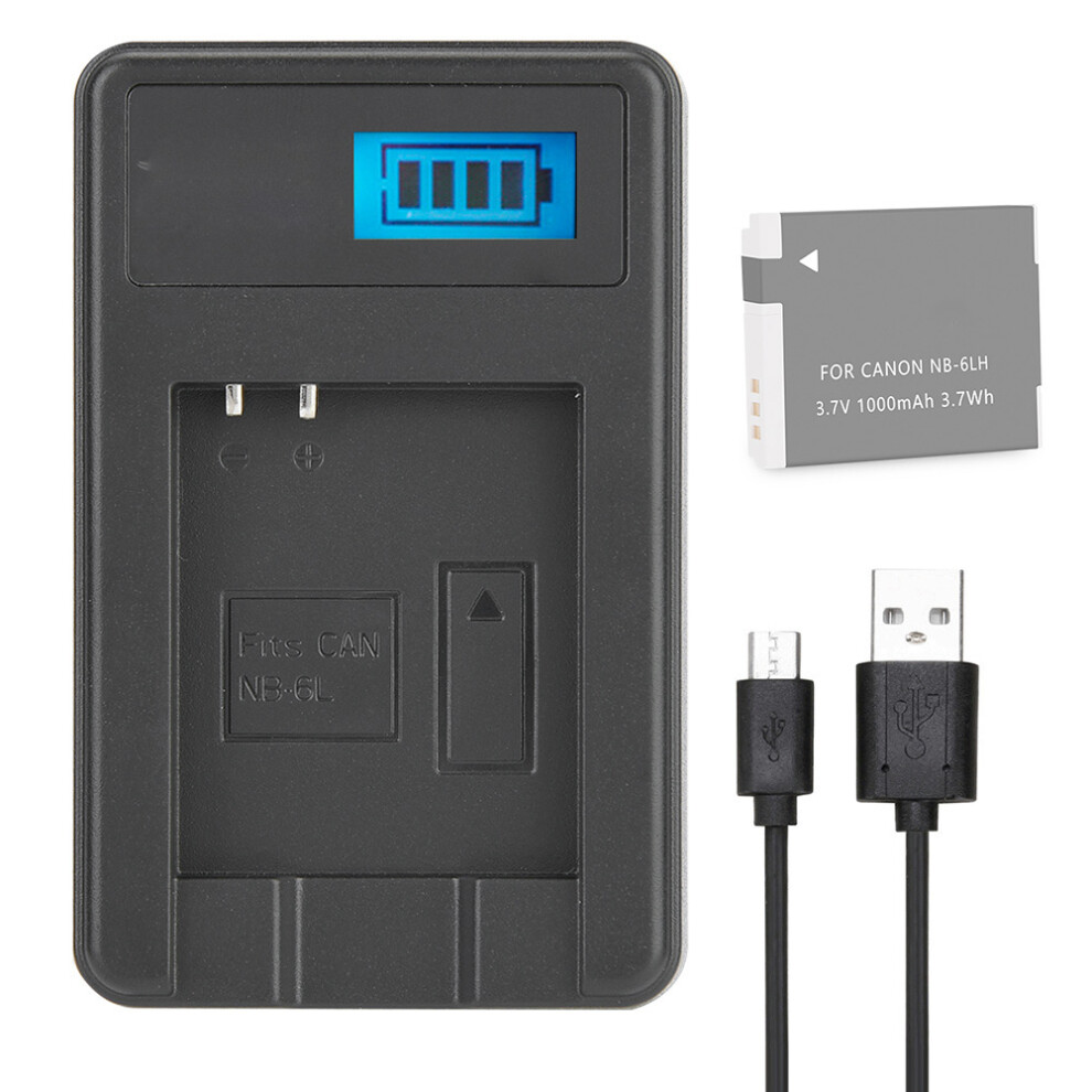 Nb-6L Single Slot Battery Charger For Canon Sx710 Sx610 Sx520 Sx700 Sx600 D30 Sx500 4911324790187