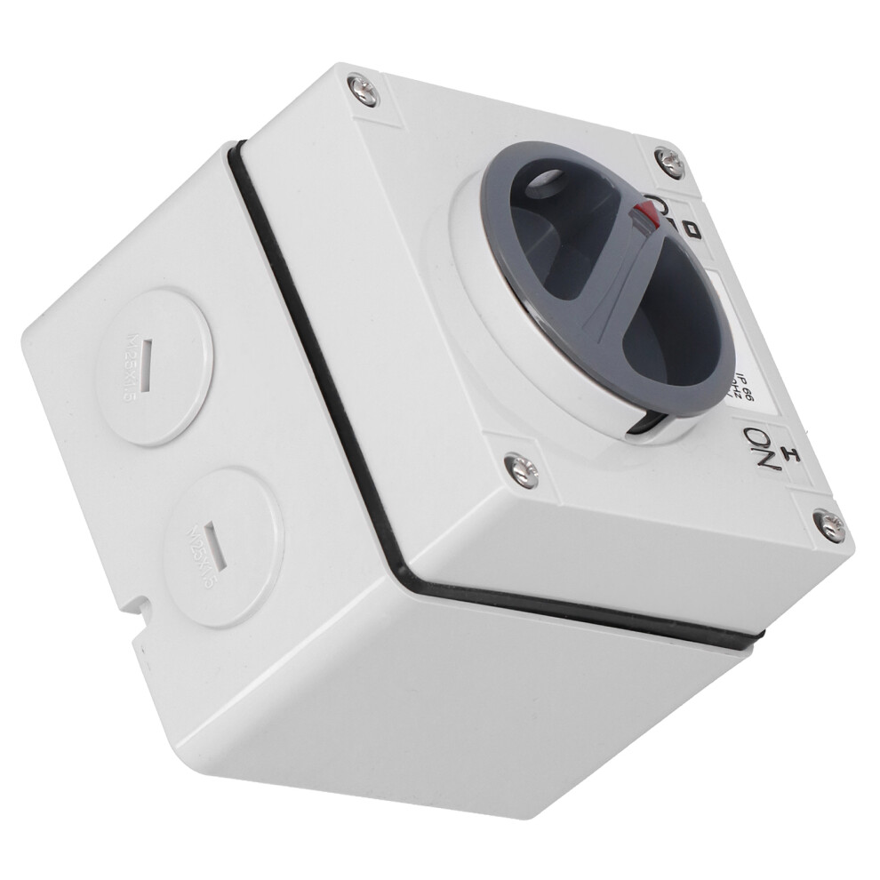 Outdoor Waterproof Switch Socket Dustproof Isolation Rotary Onoff Buttons Indicators 500V(3P40a ) 9411324790132