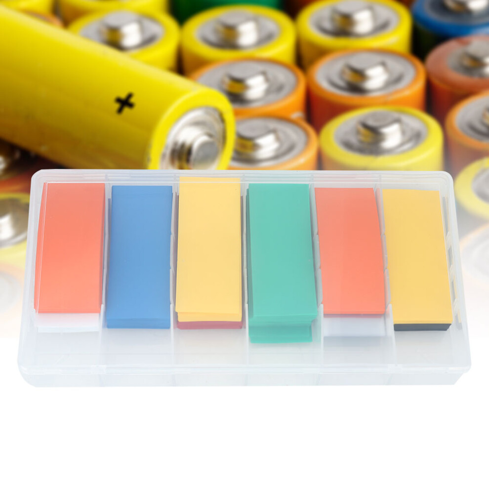 280Pcs Pvc Heat Shrink Tubing Battery Wrap Kit For 18650 Battery With Storage Box 8761324790580
