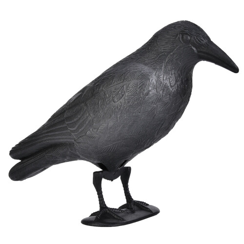 Unique Simulation Crow Hunting Bait Tool Holiday Decoration Desktop Decor Blackblack 2