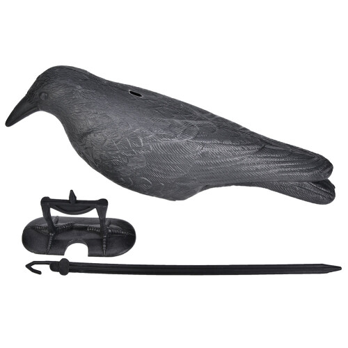 Unique Simulation Crow Hunting Bait Tool Holiday Decoration Desktop Decor Blackblack 1