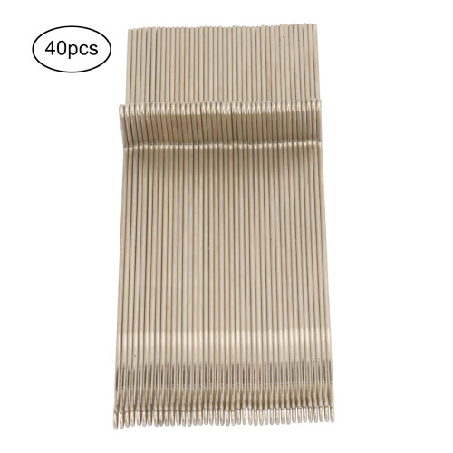KH230 40 Stück Stricknadeln aus Stahl 14,2 cm 1