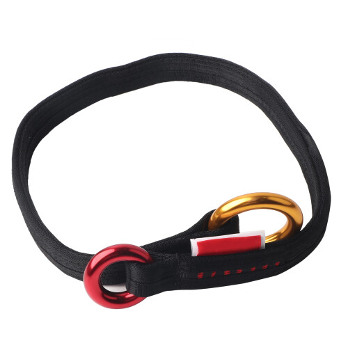90 cm Kletter-Lanyard, 22 kN, Rot/Gold Zwei Ringe 1