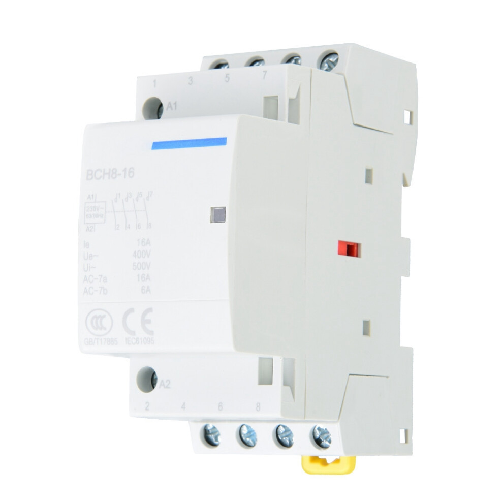 4P 16A 24V Household Ac Contactor Din Rail Mount 4No (220V/230V) 4671324793310