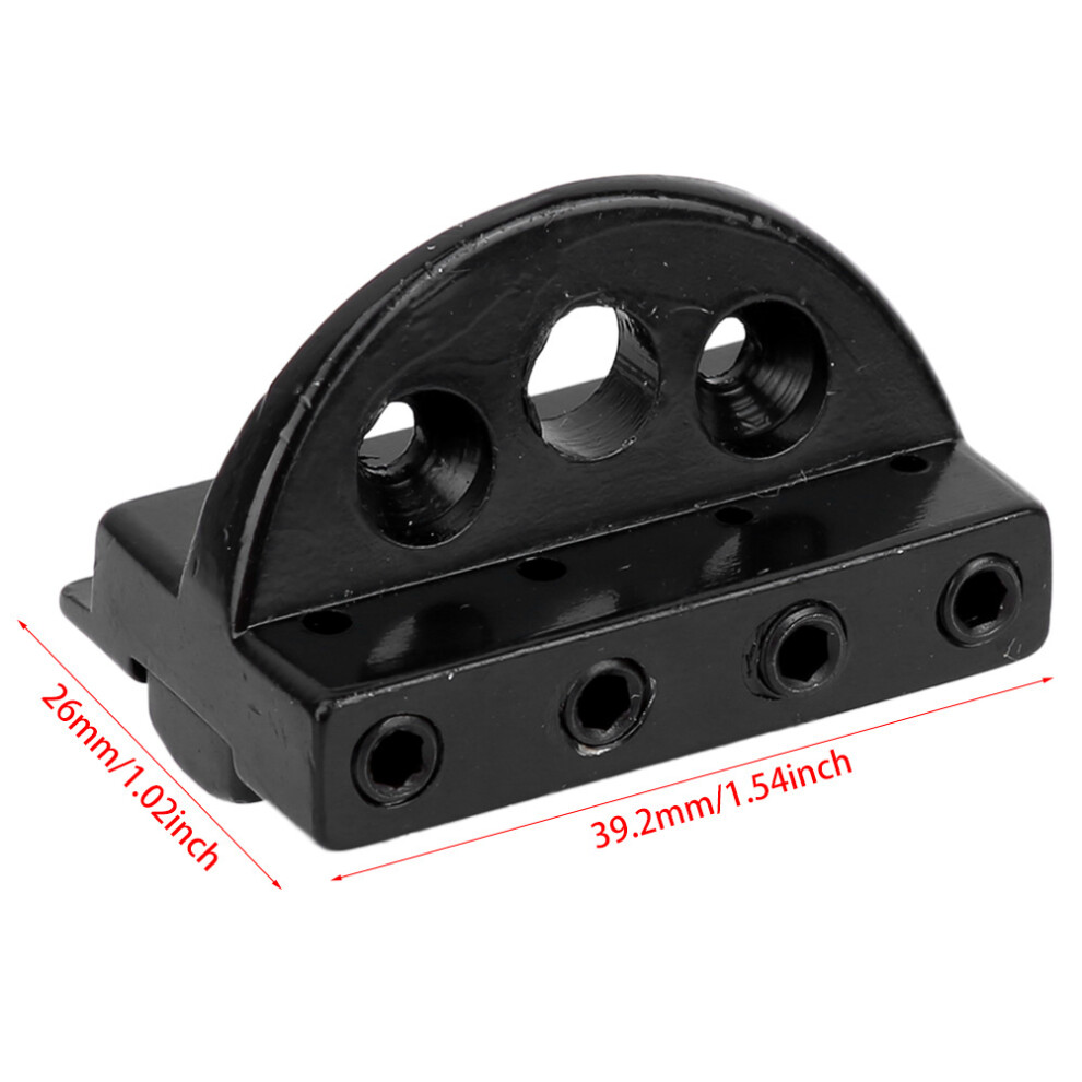 Zinc Alloy Locking Nut for Headless Electric Bass 4-Sting Locking Nut with Wrench Screw