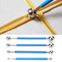 4Pcs Double Steel Pressed Ball Ceramic Floor Grout Glue Scraping Construction Tools