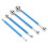 4Pcs Double Steel Pressed Ball Ceramic Floor Grout Glue Scraping Construction Tools 5