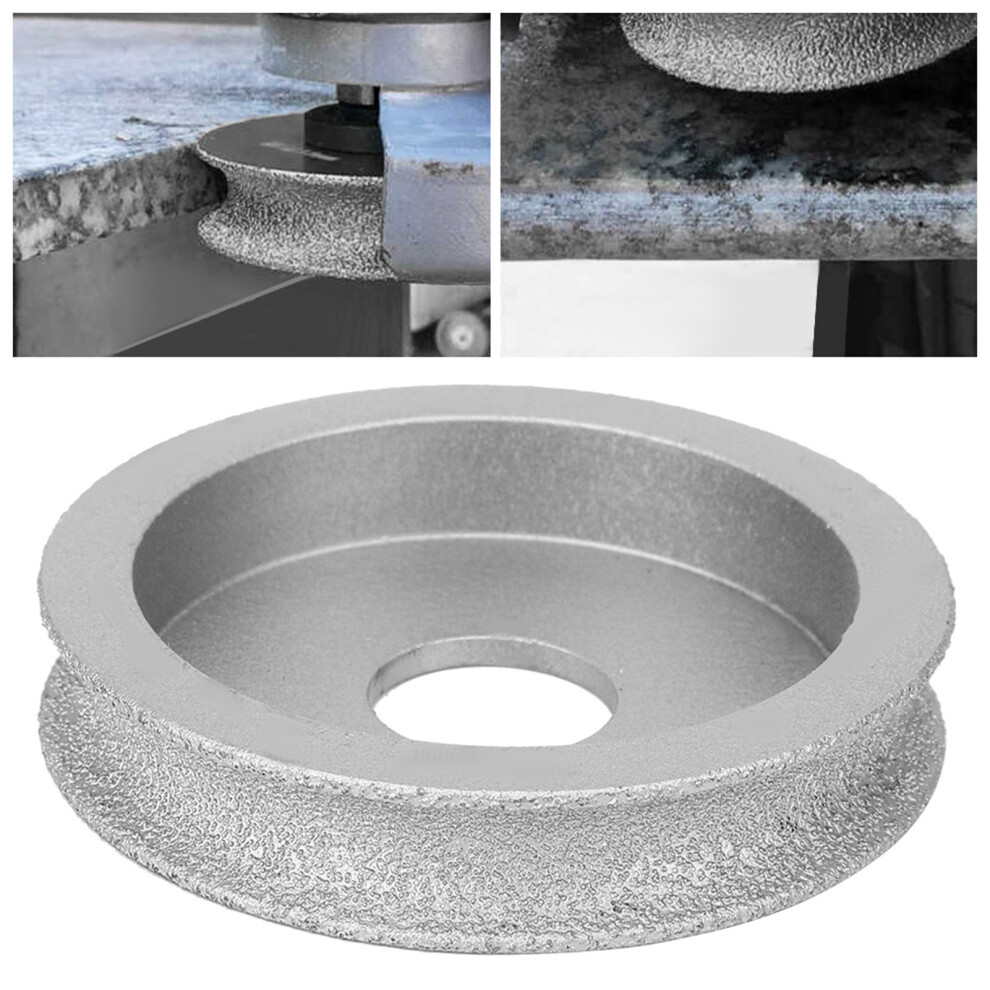 7.3Cm Brazed Diamond Grinding Wheel Concave Abrasive Wheel For Stone Ceramic Glass1.0cm 6931324794488