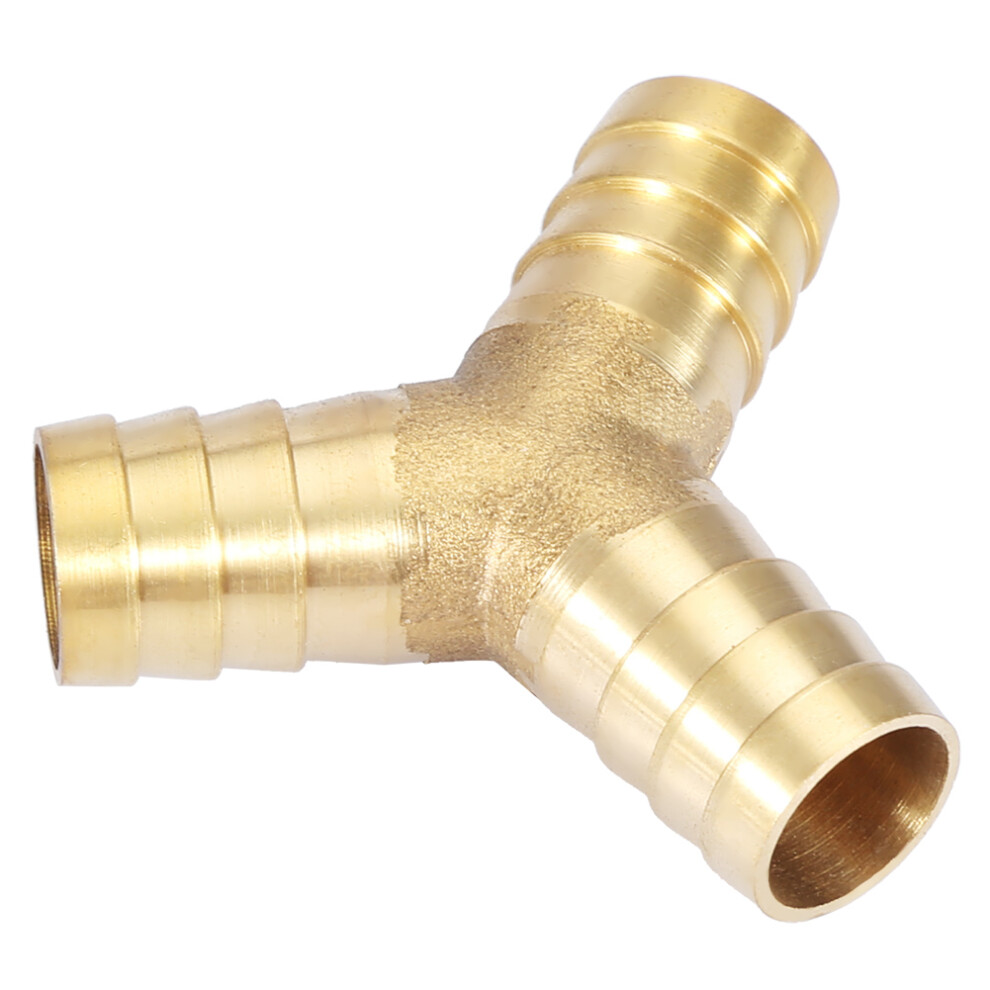 Brass Y 3-Way Hose Barbed Connector Joiner Fitting Air Water Gas Od (14Mm,1Pcs) 3731324795125
