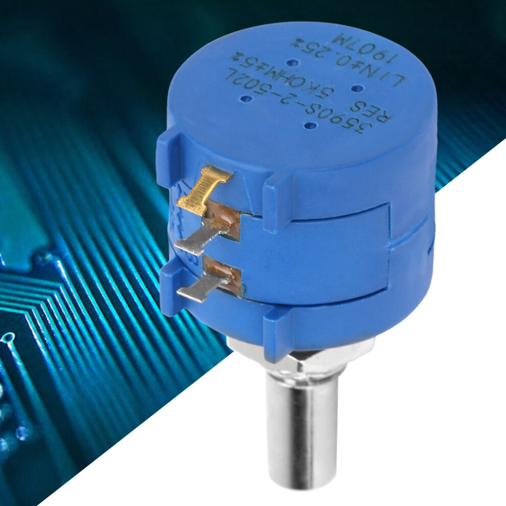 3590S-2-502L 5K Ohm Adjustable Resistor Precision Multiturn Potentiometer 7901324795388