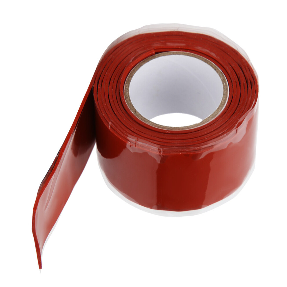Waterproof Tape Strong Stickiness Pvc Ppr Pipes Repairing Supplies 1 Meter Length White/Redred 8251324796380