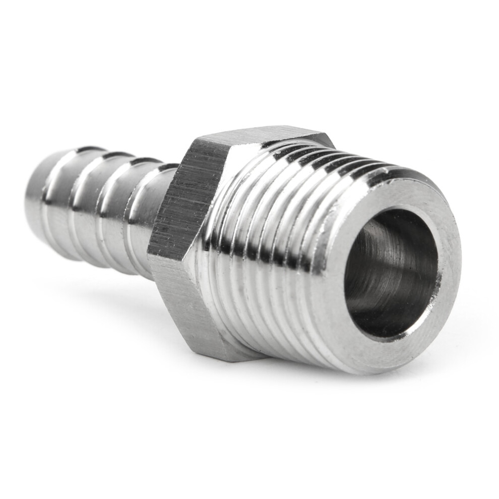 2Pcs 1/2In Bspt Male Thread Connector Pipe Fitting Barb Joint Quick Coupling Connector(Bspt 1/2In - 8Mm ) 4991324796525