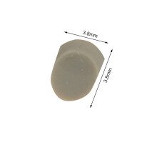 M365 Hinterer Kotflügel-Gummistopfen 3,8 3,8 mm Schwarz-Set