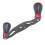 95 mm Spinnrollen-Handgriff – 10,5 cm, Schwarz/Rot 12