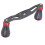 95 mm Spinnrollen-Handgriff – 10,5 cm, Schwarz/Rot 13